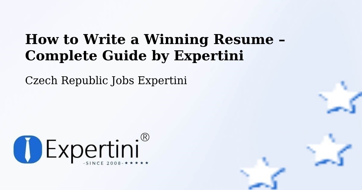 Resume Writing Guide for Job Seekers – Třebíč - Třebíč, Czech Republic Jobs Expertini